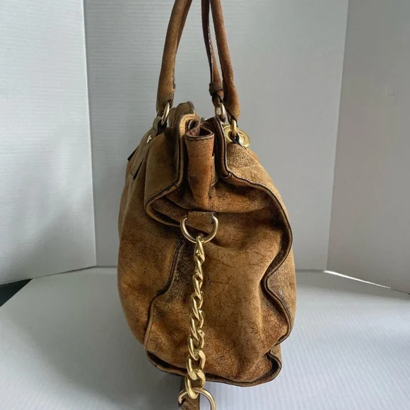 Michael Kors Hamilton distressed suede bag - Picture 10 of 13